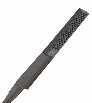 Ручний душ HANSGROHE Rainfinity Baton 100 1jet Brushed Black Chrome 26866340 чорний хром - 26866340