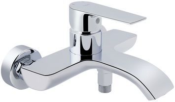 Смеситель для ванны QTAP Želnava 3050101C с коротким изливом - QTZELN3050101C