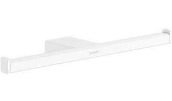 Тримач для туалетного паперу подвійний HANSGROHE AddStoris Matt White 41748700 білий матовий