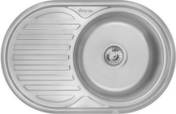 Кухонна мийка IMPERIAL 7750 Satin 0,6 мм (IMP775006SAT) - IMP775006SAT