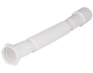 Гофра (гнучка труба) Lidz (WHI) 60 01 G002 00&nbsp;з накидною гайкою&nbsp;1 1/2"&nbsp;320-600&nbsp;мм LIDZWHI6001G00200
