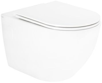 Унитаз подвесной QTAP Robin безободковый с сиденьем Soft-close QT13332141ERW - QT13332141ERW