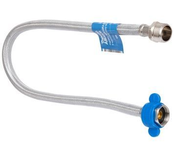 Шланг для підключення води Thermo Alliance Standart 100 см 1/2"x1/2" ВЗ нерж. обплетення в силіконі TAS390W100