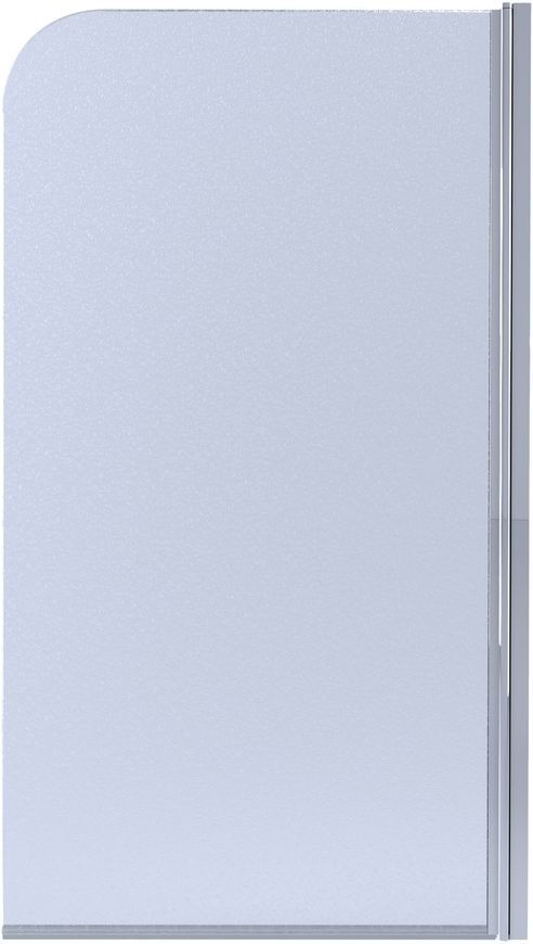 Шторка стеклянная (перегородка) для ванны QTAP STANDARD стекло 6 мм Pear, 75x130, распашная, правая - STDCRM407513APR