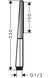 Ручной душ HANSGROHE Rainfinity Baton 100 1jet Brushed Black Chrome 26866340 черный хром - 26866340 - 2