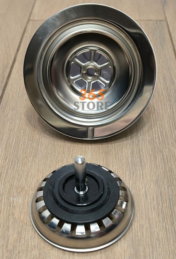 Слив для кухонной мойки McALPINE 1 1/2&Prime;x113 мм 90&deg; нержавеющая сталь HC162-SS