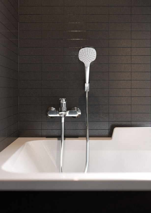 Смеситель для ванны HANSGROHE LOGIS 71400000 хром - 71400000