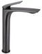 Смеситель для раковины Qtap Vlasta New высокий Gunmetal Black PVD QTVLA269GMB45653 - QTVLA269GMB45653 - 1