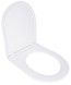 Сиденье для унитаза Qtap 425x363x50 мм с микролифтом Slim Duroplast, Quick Release QTSC179W48675 - QTSC179W48675 - 4