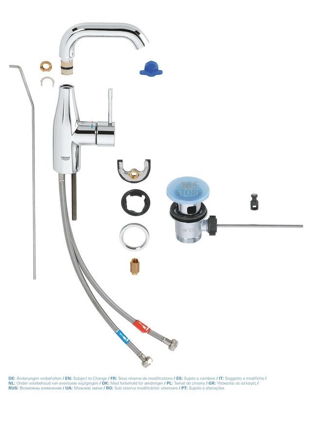Змішувач для умивальника GROHE Essence 23462001 - 23462001