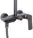 Душевая система Qtap Slavonice с поворотным изливом Gunmetal Black PVD QTSLA111GMB45910 - QTSLA111GMB45910 - 4