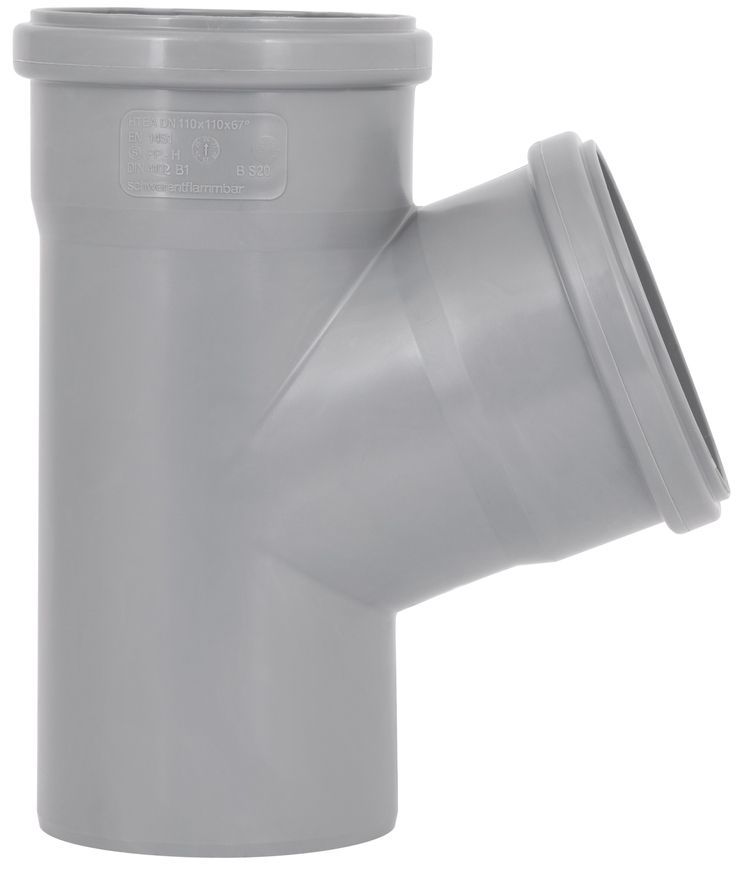 Трійник каналізаційний Ostendorf-OSMA HT-System PLUS d110/110/110&times;67&deg; SD00057159