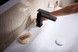 Смеситель для раковины HANSGROHE Tecturis E 110 EcoSmart+ Matt Black 73010670 черный с донным клапаном - 73010670 - 3