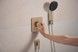 Шлангове під&rsquo;єднання HANSGROHE FixFit Fine Q зі зворотним клапаном Brushed Bronze 28884140 бронза - 28884140 - 5