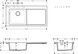 Кухонна мийка HANSGROHE S5110-F450 1050х510 крило праворуч Concretegrey сірий бетон 43330290 - 43330380 - 2