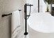 Змішувач для ванни підлоговий HANSGROHE Finoris Matt Black 76445670 чорний матовий - 76445670 - 3