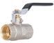 Кран шаровой Thermo Alliance Base 1/2" ВР прямой, латунь, PN40, рычаг SD600W15 - SD600W15 - 1