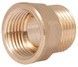 Переходник латунный (соединение резьбовое) Thermo Alliance Standart 1/2" ВР х 1/2" НР под прокладку SD4091515Р