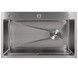 Кухонная мойка интегрированная Lidz Handmade H7545 Brushed Steel 3,0/1,0 мм LDH7545BRU49457 - LDH7545BRU49457 - 3