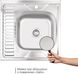 Кухонна мийка LIDZ 6060-R Satin 0,8 мм (180) - LIDZ6060RSAT8 - 3