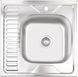 Кухонна мийка LIDZ 6060-R Satin 0,8 мм (180) - LIDZ6060RSAT8 - 1