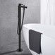 Змішувач для ванни підлоговий HANSGROHE Finoris Matt Black 76445670 чорний матовий - 76445670 - 4
