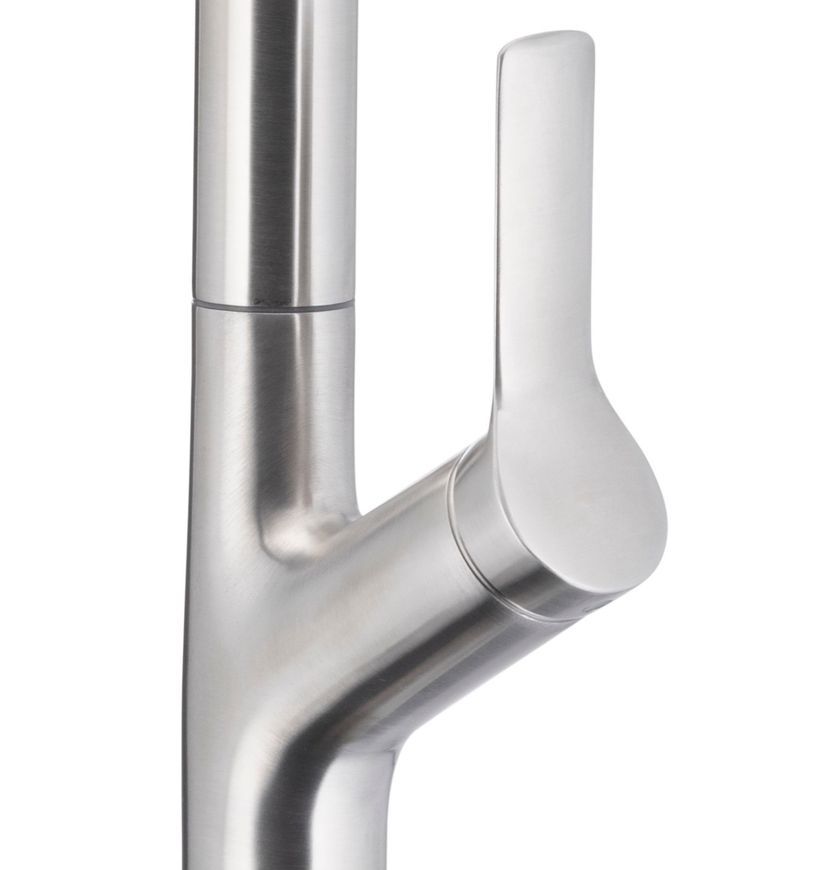 Смеситель для кухни KFA ARMATURA DUERO DESIGN INOX с выдвижным изливом 6623-220-22 - 6623-220-22