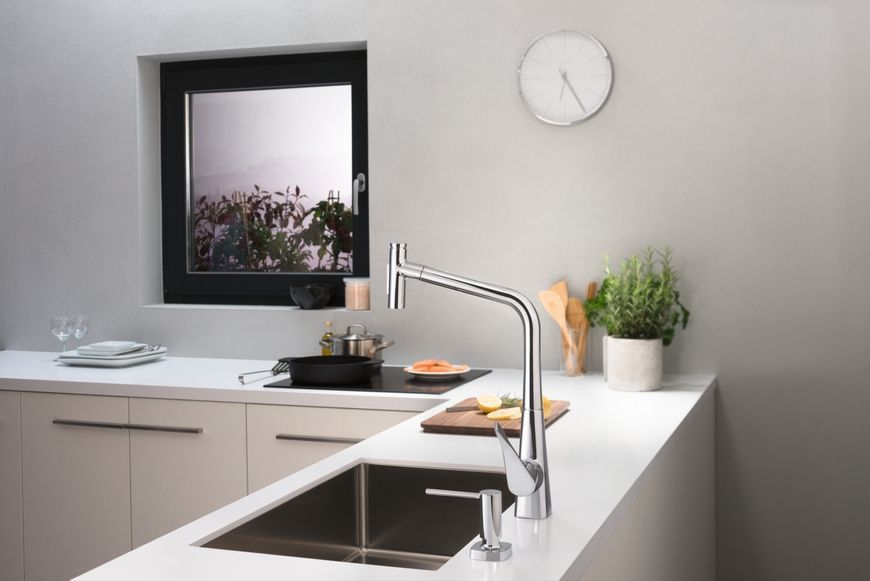 Дозатор HANSGROHE A71 для моющего средства/мыла Chrome 40468000 хром