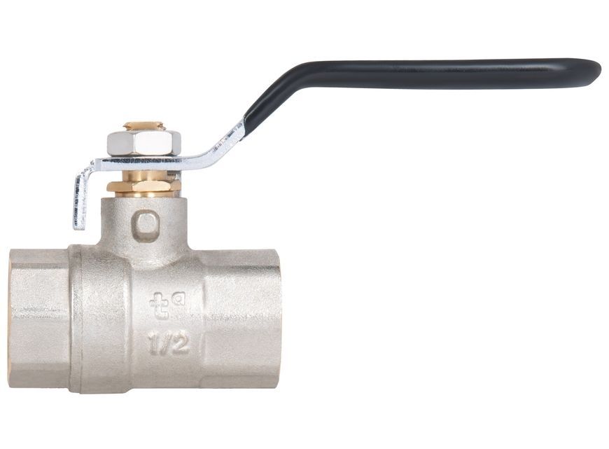 Кран шаровой Thermo Alliance Base 1/2" ВР прямой, латунь, PN40, рычаг SD600W15 - SD600W15