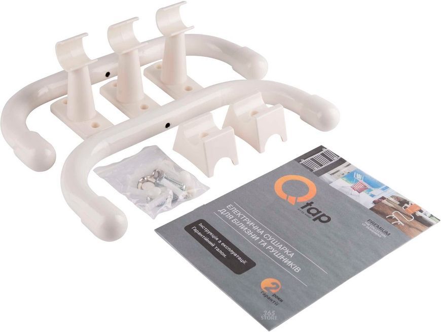 Рушникосушарка електрична Q-TAP Olivia 32102 WHI - QTOLIWHI32102
