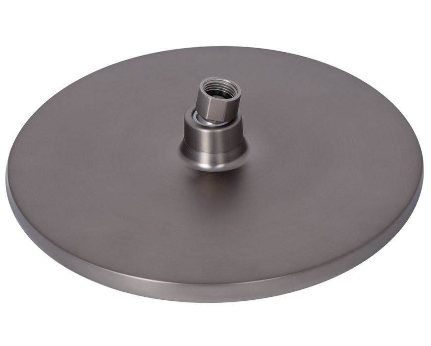 Душевая система Qtap Slavonice с поворотным изливом Gunmetal Black PVD QTSLA111GMB45910 - QTSLA111GMB45910
