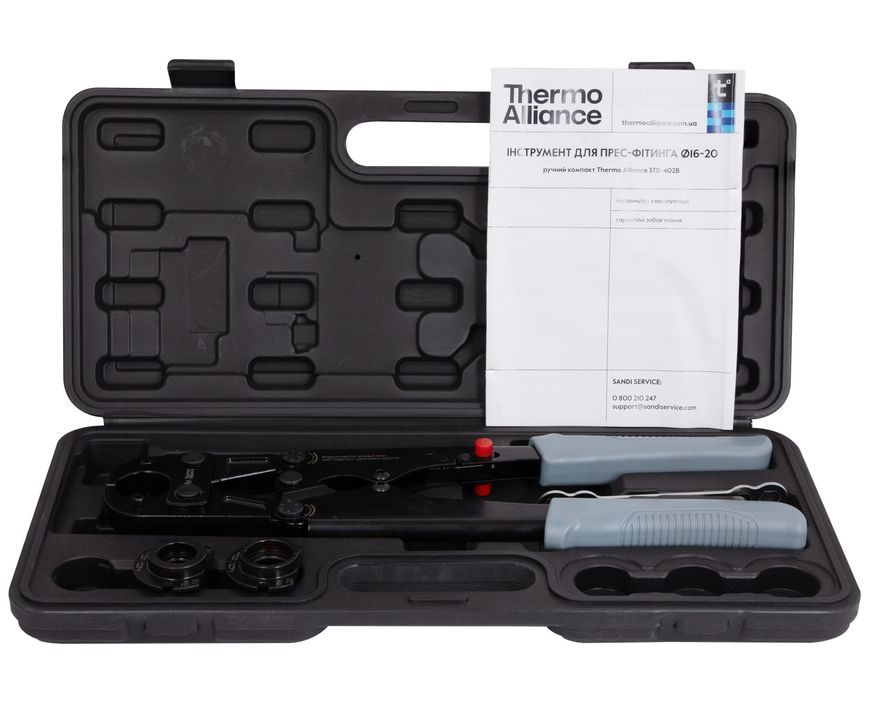 Инструмент для пресс-фитинга Thermo Alliance Forte d16-20 ручной, компакт STD-402B
