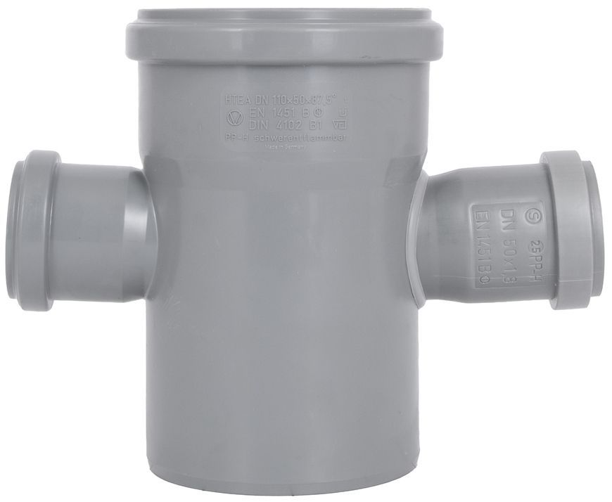 Крестовина канализационная Ostendorf-OSMA HT-System PLUS d110/50/110/50&times;87&deg; SD00057313