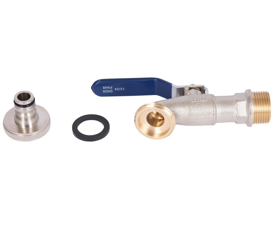 Кран для поливу Thermo Alliance Standart кульовий 3/4" ЗР підсилений, латунь SD140W20