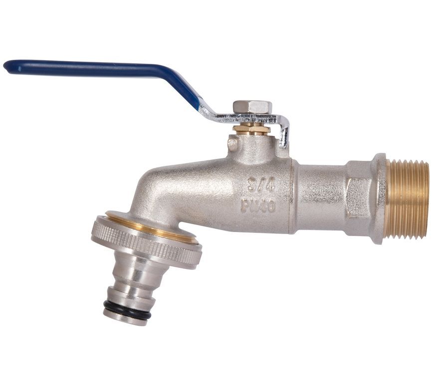Кран для поливу Thermo Alliance Standart кульовий 3/4" ЗР підсилений, латунь SD140W20
