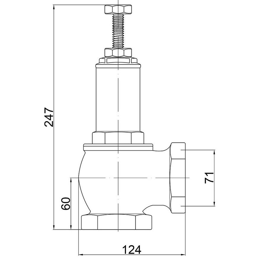 Предохранительный клапан ICMA 2" ВР №254 - 91254AJ05