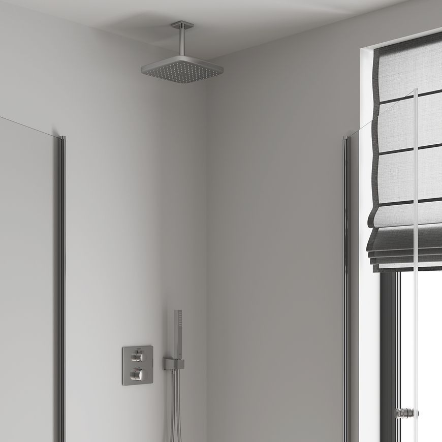 Лейка для верхнего душа с держателем GROHE Tempesta 250 Cube 26688000 - 26688000