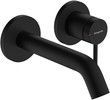 Смеситель для раковины скрытого монтажа HANSGROHE Tecturis S 16,5 см EcoSmart+ Matt Black 73350670 черный с д/к