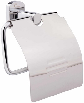 Держатель для туалетной бумаги с крышкой QTAP Liberty QTLIBCRM1151 латунь