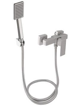 Змішувач для душу LIDZ Kubis 010 Nickel LDKUB010NKS28535 - LDKUB010NKS28535
