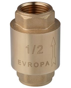 Обратный клапан Karro Europa 1/2" ВР KR-037003 с латунным штоком CV013363 - KR-037003