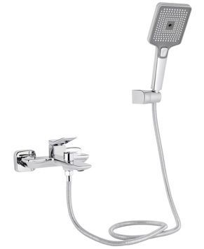 Змішувач для ванни Qtap Presto з душовим гарнітуром Chrome QTPRE259CRM45574 - QTPRE259CRM45574