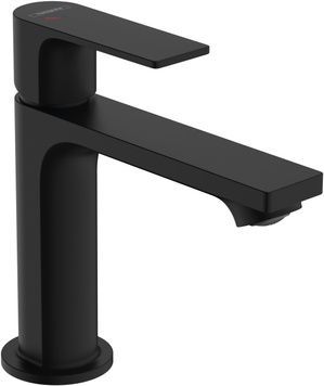 Змішувач для раковини HANSGROHE Rebris E 110 CoolStart чорний матовий 72551670 з металевим д/к - 72551670