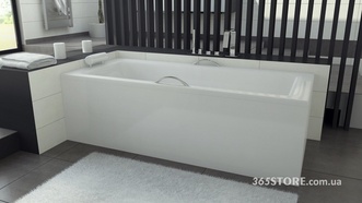 Ванна акрилова BESCO TALIA Premium 160х75 з підголовником, ручками та ніжками - B-TP-160-75