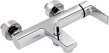 Змішувач для ванни QTAP Stěnava 3045102DC з коротким виливом - QTST3045102DC