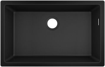 Кухонна мийка HANSGROHE S510-U660 під стільницю 710х450 Graphiteblack чорний графіт 43432170 - 43432170