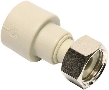 Муфта PPR WAVIN EKOPLASTIK з накидною гайкою 25х3/4" - SNAM02525X