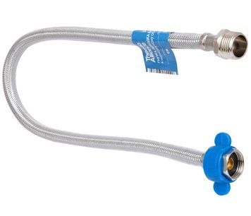 Шланг для підключення води Thermo Alliance Standart 120 см 1/2"x1/2" ВЗ нерж. обплетення в силіконі TAS390W120