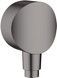 Шланговое подключение HANSGROHE FixFit S с обратным клапаном Brushed Black Chrome 26453340 черный хром - 26453340 - 1