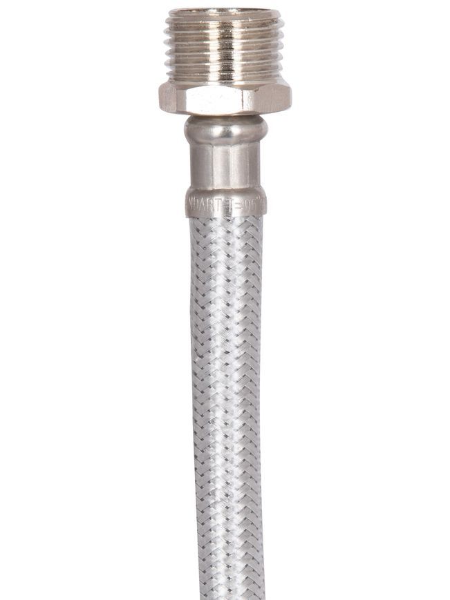 Шланг для подключения воды Thermo Alliance Standart 120 см 1/2"x1/2" ВН нерж. оплетка в силиконе TAS390W120